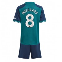 Fotballdrakt Barn Arsenal Martin Odegaard #8 Tredjedraktsett 2023-24 Kortermet (+ Korte bukser)